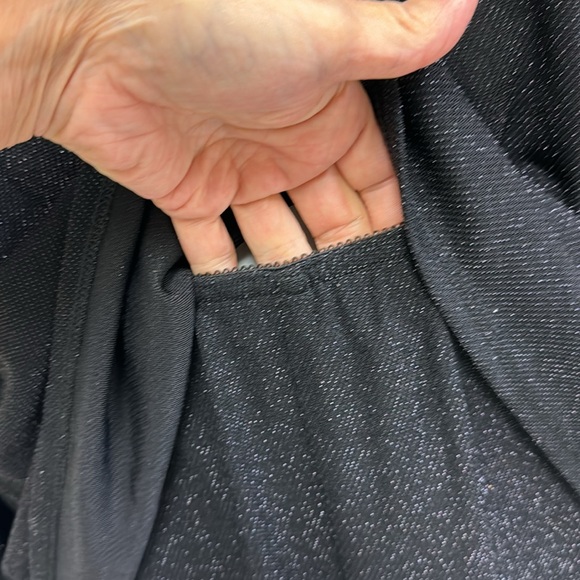 Plus size black Alex Evenings pant set - Picture 5 of 8